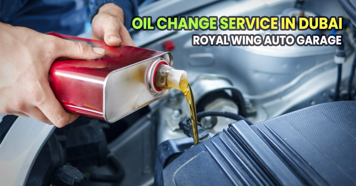 Oil change service in Dubai